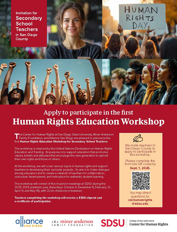 flyer - Human Rights Education Workshop