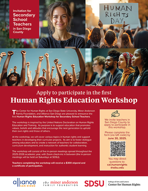 flyer - Human Rights Education Workshop